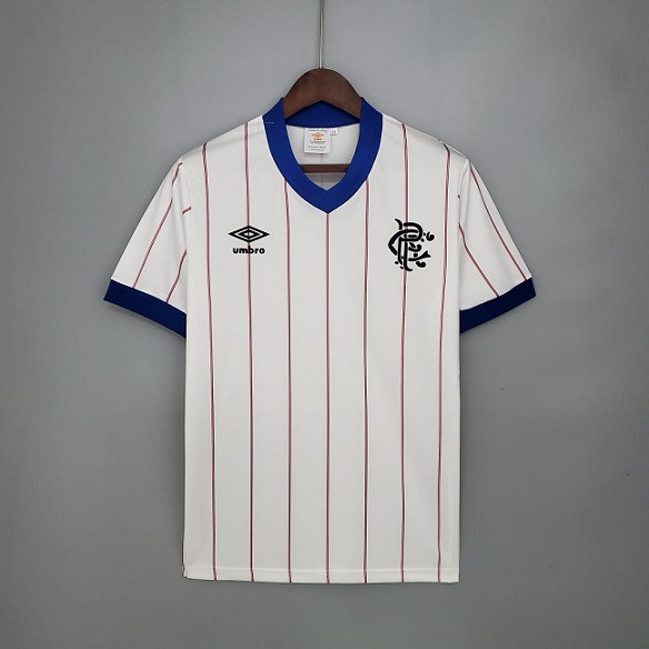 AAA Quality Rangers 82/83 Away White Soccer Jersey